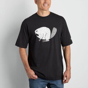 Duluth Trading Longtail T Relaxed Fit Angry Beaver Logo T-Shirt